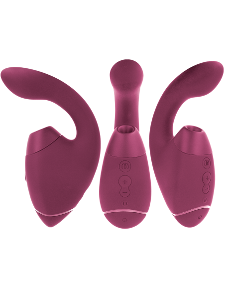 WOMANIZER - DUO NEXT ESTIMULADOR VIBRADOR DUAL CLÍTORIS and PUNTO·G ROSA