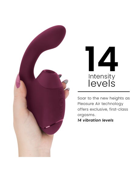 WOMANIZER - DUO NEXT ESTIMULADOR VIBRADOR DUAL CLÍTORIS and PUNTO·G ROSA