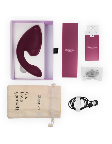 WOMANIZER - DUO NEXT ESTIMULADOR VIBRADOR DUAL CLÍTORIS and PUNTO·G ROSA