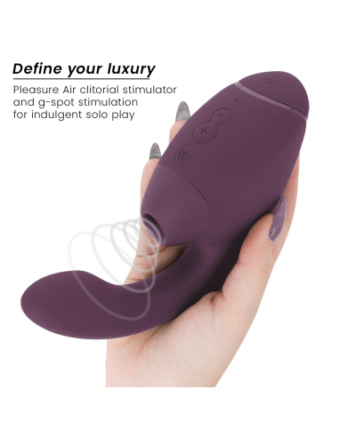 WOMANIZER - DUO NEXT ESTIMULADOR VIBRADOR DUAL CLÍTORIS and PUNTO·G MORADO