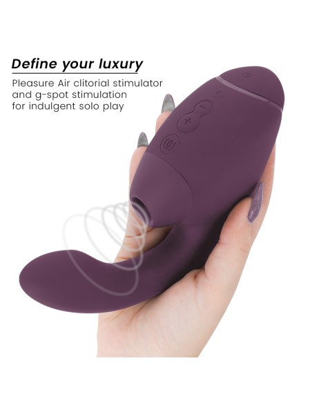 WOMANIZER - DUO NEXT ESTIMULADOR VIBRADOR DUAL CLÍTORIS and PUNTO·G MORADO