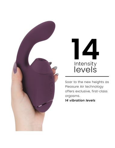 WOMANIZER - DUO NEXT ESTIMULADOR VIBRADOR DUAL CLÍTORIS and PUNTO·G MORADO