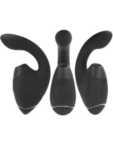 WOMANIZER - DUO NEXT ESTIMULADOR VIBRADOR DUAL CLÍTORIS and PUNTO·G NEGRO