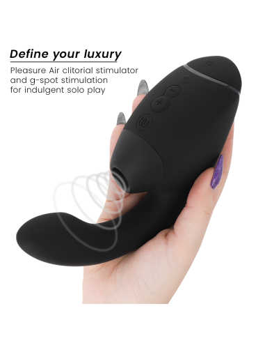 WOMANIZER - DUO NEXT ESTIMULADOR VIBRADOR DUAL CLÍTORIS and PUNTO·G NEGRO