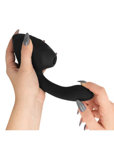 WOMANIZER - DUO NEXT ESTIMULADOR VIBRADOR DUAL CLÍTORIS and PUNTO·G NEGRO