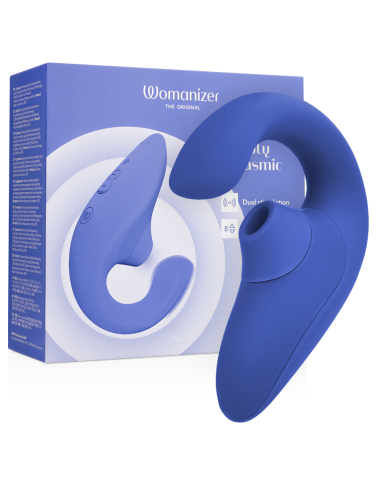 WOMANIZER - BLEND ESTIMULADOR VIBRADOR RABBIT AZUL