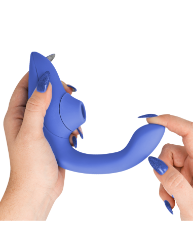 WOMANIZER - BLEND ESTIMULADOR VIBRADOR RABBIT AZUL
