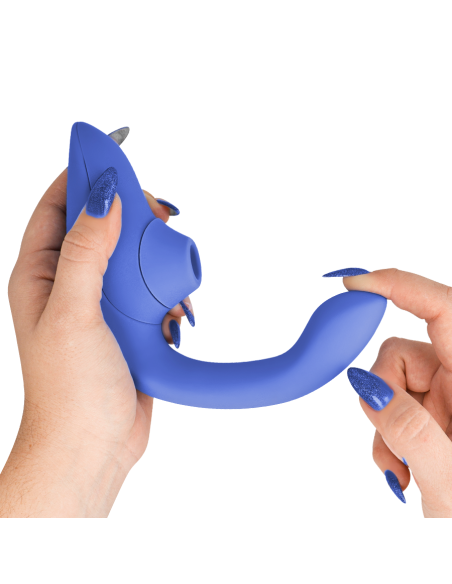 WOMANIZER - BLEND ESTIMULADOR VIBRADOR RABBIT AZUL