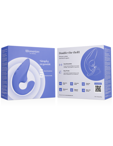 WOMANIZER - BLEND ESTIMULADOR VIBRADOR RABBIT AZUL
