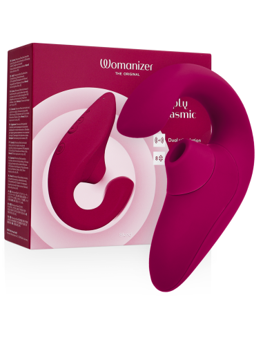 WOMANIZER - BLEND ESTIMULADOR VIBRADOR RABBIT FUCSIA
