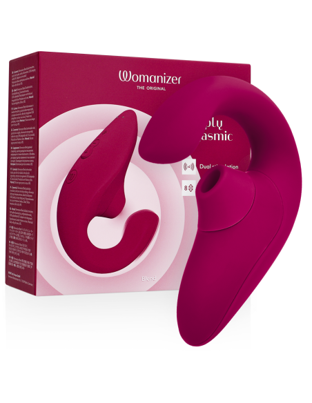 WOMANIZER - BLEND ESTIMULADOR VIBRADOR RABBIT FUCSIA