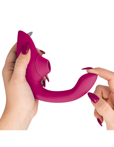 WOMANIZER - BLEND ESTIMULADOR VIBRADOR RABBIT FUCSIA