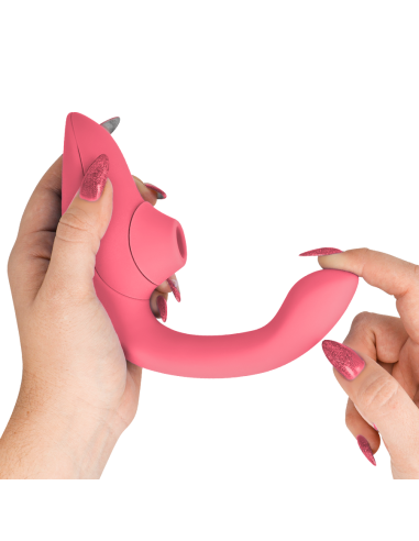 WOMANIZER - BLEND ESTIMULADOR VIBRADOR RABBIT ROSA