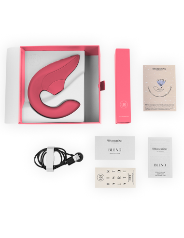 WOMANIZER - BLEND ESTIMULADOR VIBRADOR RABBIT ROSA