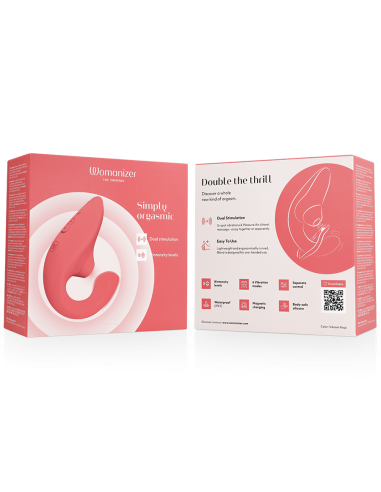 WOMANIZER - BLEND ESTIMULADOR VIBRADOR RABBIT ROSA