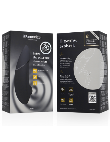 WOMANIZER - NEXT ESTIMULADOR DE CLITORÍS NEGRO