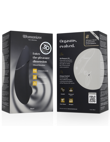 WOMANIZER - NEXT ESTIMULADOR DE CLITORÍS NEGRO