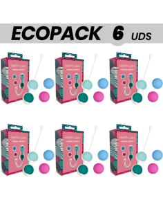 ECOPACK 6 UDS - HAPPY LOKY KEGEL BEADS ENTRENAMIENTO SUELO PELVICO