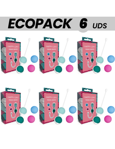 ECOPACK 6 UDS - HAPPY LOKY KEGEL BEADS ENTRENAMIENTO SUELO PELVICO