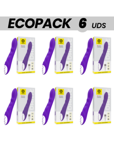 ECOPACK 6 UDS - GALATEA DANTE VIBRADOR LILA COMPATIBLE CON WATCHME WIRELESS TECHNOLOGY