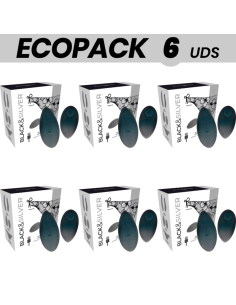 ECOPACK 6 UDS - BLACKandSILVER ZARA ESTIMULADOR CONTROL REMOTO
