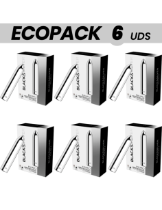 ECOPACK 6 UDS - BLACKandSILVER BALA MAGNETICA VIBRADORA KAILAN 2 SILVER