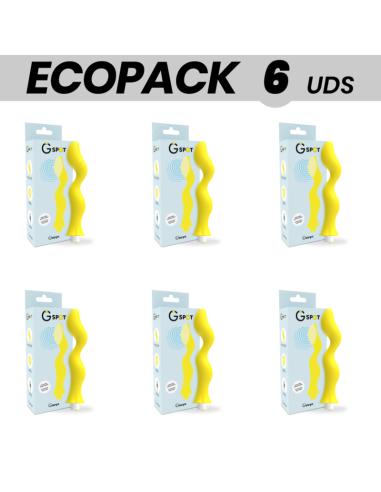 ECOPACK 6 UDS - G-SPOT GAVYN VIBRADOR PUNTO G AMARILLO