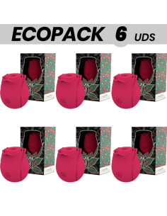 ECOPACK 6 UDS - MIA ROSE SUCCIONADOR CLÍTORIS POR ONDAS EDICIÓN LIMITADA - ROJO