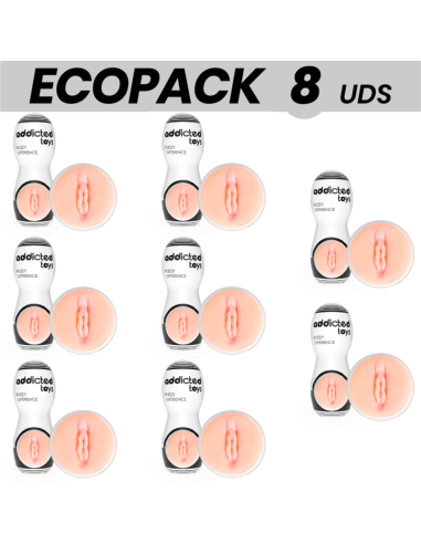ECOPACK 8 UDS - ADDICTED TOYS MASTURBADOR VAGINA 2.0