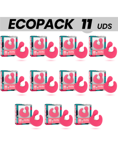 ECOPACK 11 UDS - HAPPY LOKY DEDAL ESTIMULADOR DE SILICONA RECARGABLE DUCKYMANIA
