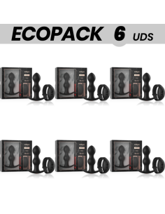 ECOPACK 6 UDS - ANBIGUO WATCHME CONTROL REMOTO PLUG VIBRADOR ANAL TIBERIO
