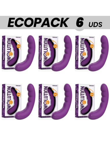 ECOPACK 6 UDS - REWOLUTION REWOCURVY VIBRADOR FLEXIBLE RECARGABLE