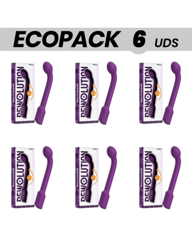 ECOPACK 6 UDS - REWOLUTION REWOFLEX VIBRADOR ESTIMULADOR PUNTO G FLEXIBLE