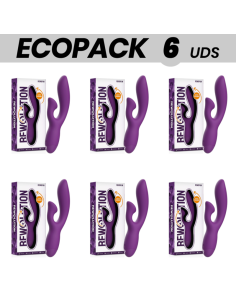ECOPACK 6 UDS - REWOLUTION REWOFUN VIBRADOR FLEXIBLE CON RABBIT