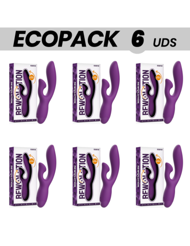 ECOPACK 6 UDS - REWOLUTION REWOFUN VIBRADOR FLEXIBLE CON RABBIT