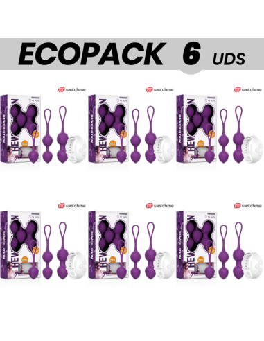 ECOPACK 6 UDS - REWOLUTION REWOBEADS BOLAS VIBRADORAS CONTROL REMOTO CON TECNOLOGIA WATCHME