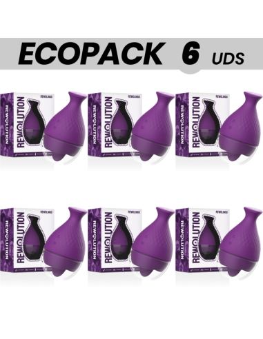 ECOPACK 6 UDS - REWOLUTION REWOLINGO VIBRADOR CON LENGUA