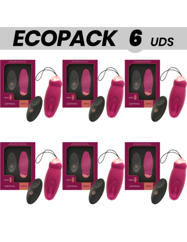 ECOPACK 6 UDS - RITHUAL PRIYA HUEVO CONTROL REMOTO G-SPOT VIBRACIÓN