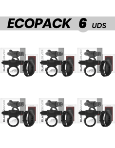ECOPACK 6 UDS - BLACKandSILVER CAMERON CONTROL REMOTO COCKRING WATCHME