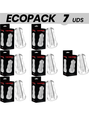 ECOPACK 7 UDS - JAMYJOB EXTREME MASTURBADOR TENSEK 1 TRANSPARENTE