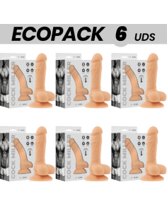 ECOPACK 6 UDS - COCK MILLER SILICONA DENSITY COCKSIL ARTICULABLE 13 CM