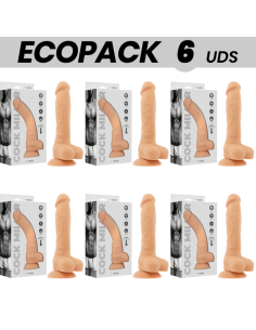 ECOPACK 6 UDS - COCK MILLER SILICONA DENSITY COCKSIL ARTICULABLE 18 CM