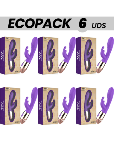 ECOPACK 6 UDS - WOMANVIBE VIORA VIBRADOR RECARGABLE SILICONA