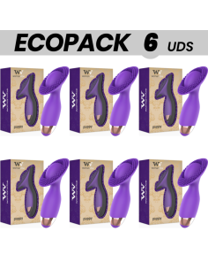 ECOPACK 6 UDS - WOMANVIBE PUPPY ESTIMULADOR RECARGABLE SILICONA