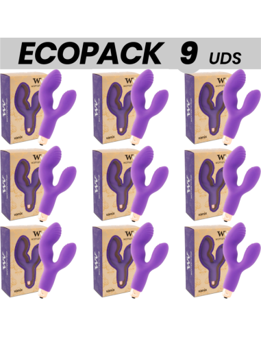 ECOPACK 6 UDS - WOMANVIBE VANIX VIBRADOR ESTIMULADOR SILICONA