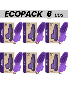 ECOPACK 6 UDS - WOMANVIBE AISHA DEDAL ESTIMULADOR SILICONA