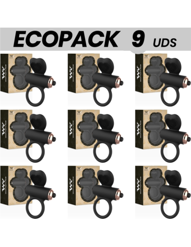 ECOPACK 9 UDS - WOMANVIBE ZEUS ANILLO VIBRADOR SILICONA