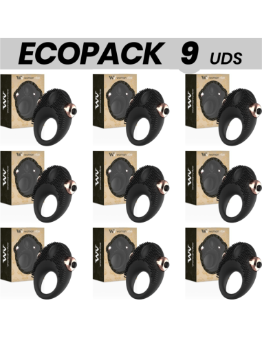 ECOPACK 9 UDS - WOMANVIBE THOR ANILLO VIBRADOR SILICONA