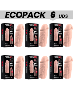ECOPACK 6 UDS - VIRILXL EXTENSION DE PENE LIQUID SILICONE V3 NATURAL
