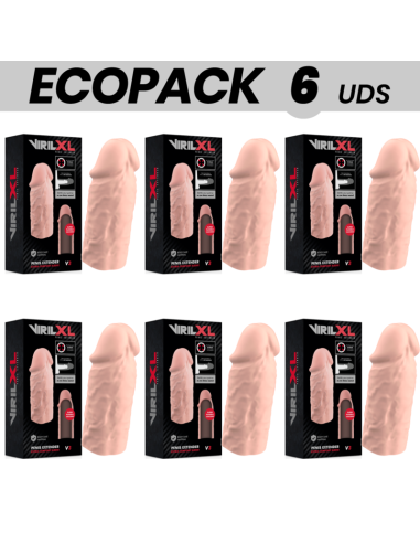 ECOPACK 6 UDS - VIRILXL EXTENSION DE PENE LIQUID SILICONE V3 NATURAL